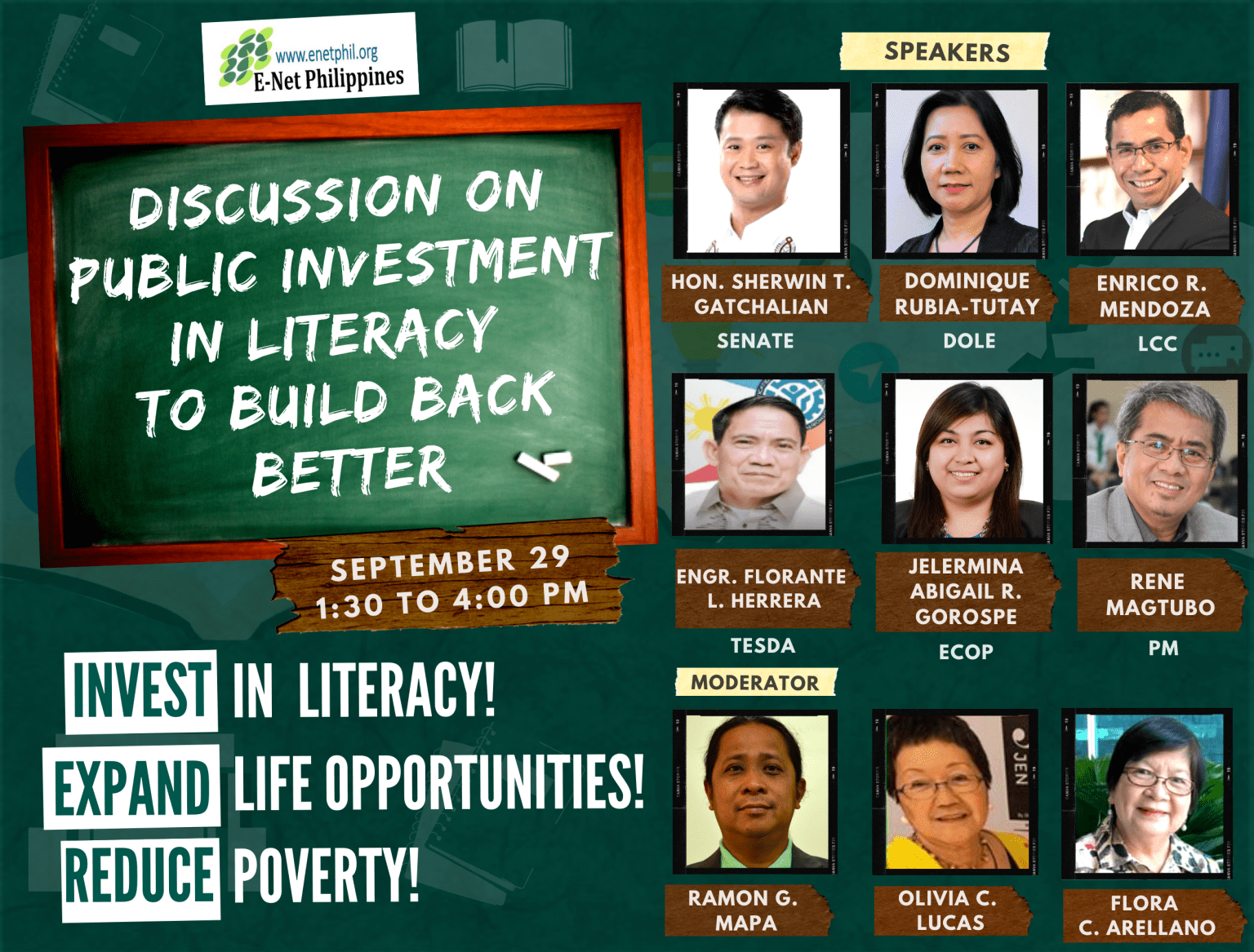 Read more about the article Discussion on Public Investment in Literacy to Build Back Better