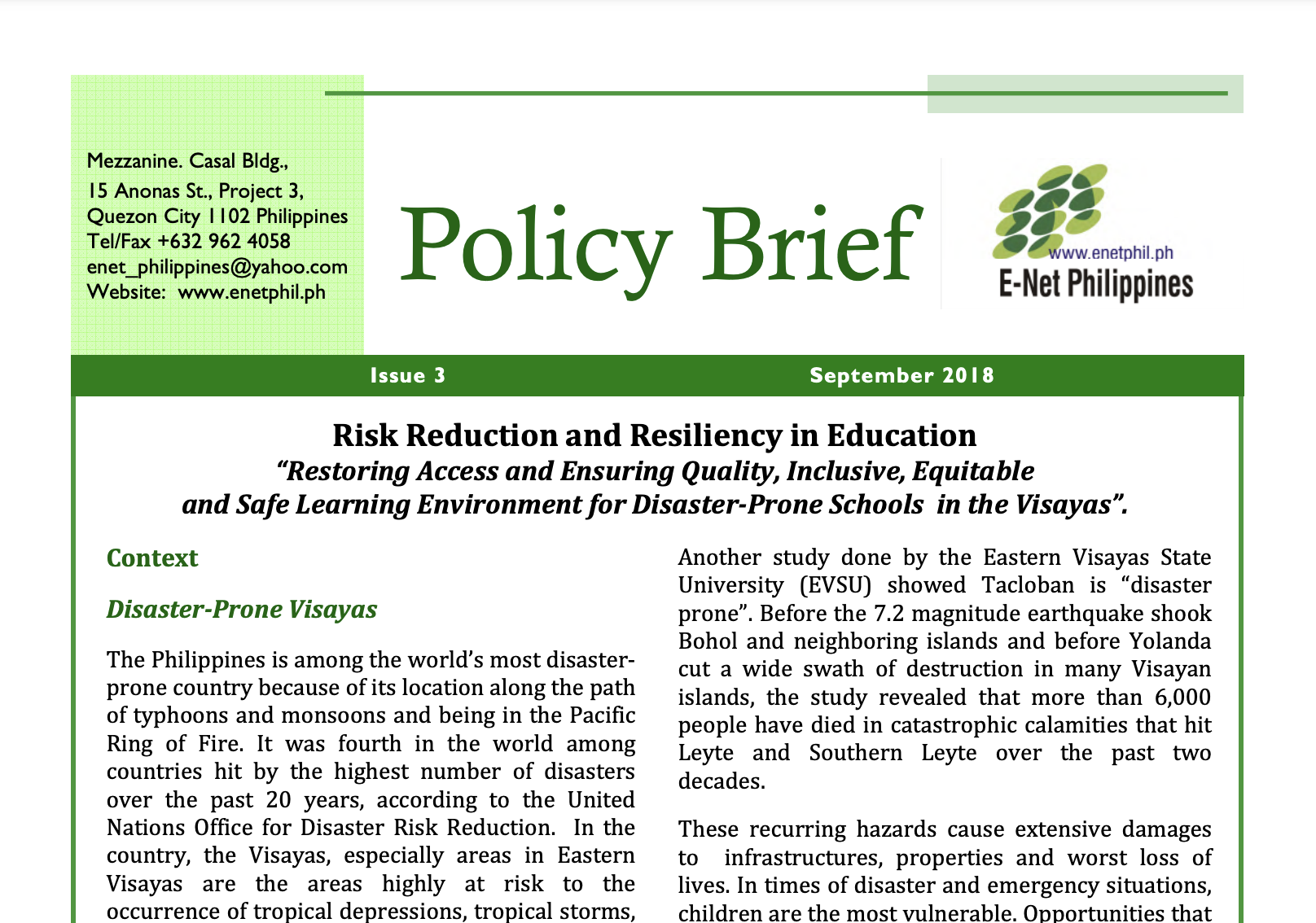 Read more about the article Risk Reduction and Resiliency in Education